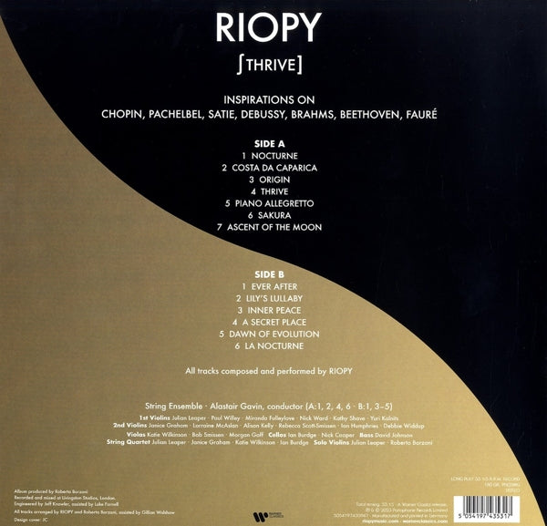 |  Vinyl LP | Riopy - Thrive (LP) | Records on Vinyl