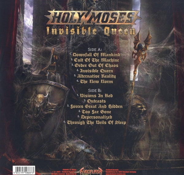 Holy Moses - Invisible Queen (LP) Cover Arts and Media | Records on Vinyl