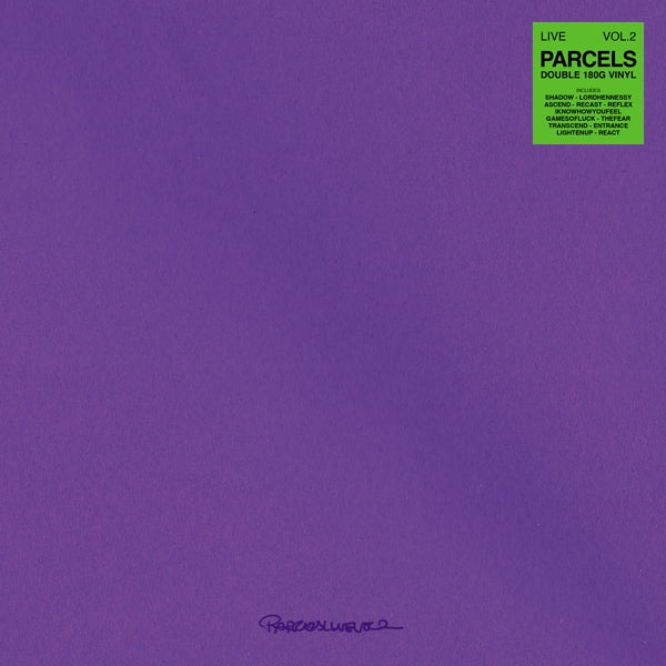 |  Vinyl LP | Parcels - Live Vol. 2 (2 LPs) | Records on Vinyl