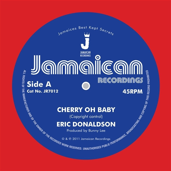|  7" Single | Eric Donaldson - Cherry Oh Baby (Single) | Records on Vinyl