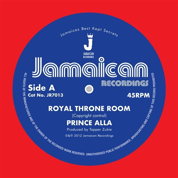 |  7" Single | Prince Alla - Royal Throne Room/Hail Rastafari (Single) | Records on Vinyl