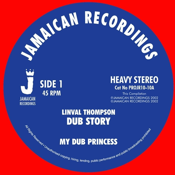 |  12" Single | Linval Thompson - My Dub Princess (Single) | Records on Vinyl