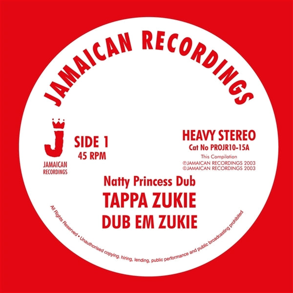 |  12" Single | Tapper Zukie - Natty Princess Dub (Single) | Records on Vinyl