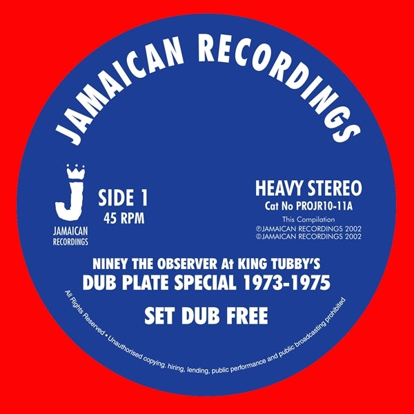 |  12" Single | Niney the Observer - Set Dub Free / Dub Born Free (Single) | Records on Vinyl
