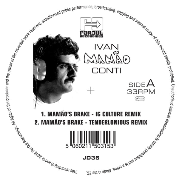 |  12" Single | Ivan Conti - Mamao's Break (Single) | Records on Vinyl