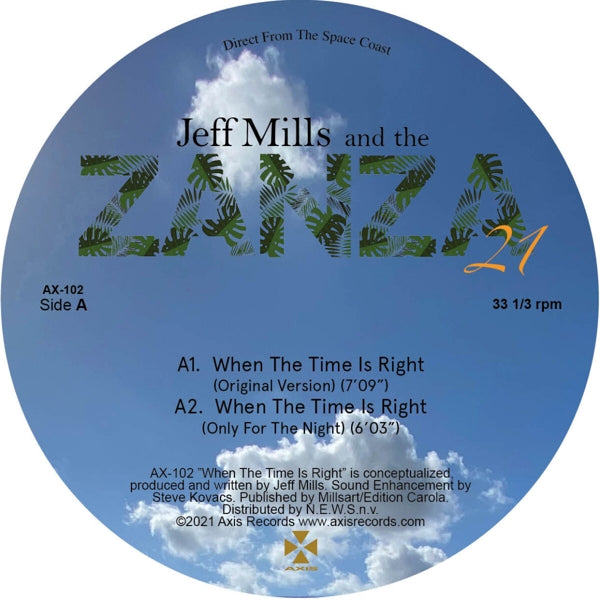 |  12" Single | Jeff and the Zanza Mills - When the Time is Right (Single) | Records on Vinyl