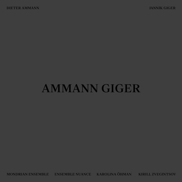 |  Vinyl LP | Dieter Ammann - Ammann Giger (2 LPs) | Records on Vinyl