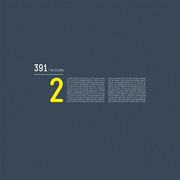 | | Various - 391 Selezione 2 (LP) | Records on Vinyl