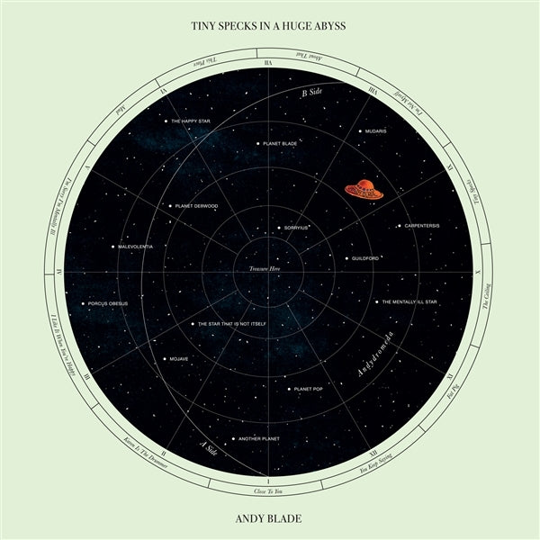 |  Vinyl LP | Andy Blade - Tiny Specks In a Huge Abyss (LP) | Records on Vinyl