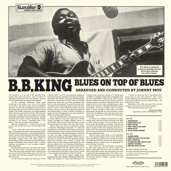 B.B. King - Blues On Top of Blues (LP)
