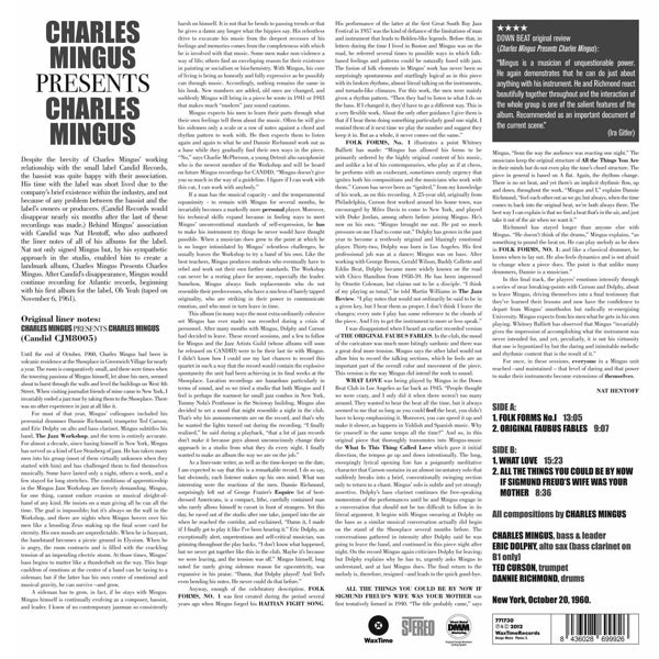 Charles Mingus - Presents Charles Mingus (LP)