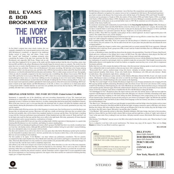 |  Vinyl LP | Bill Evans - Ivory Hunters (LP) | Records on Vinyl
