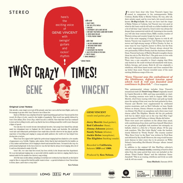 Gene Vincent - Twist Crazy Times (LP)