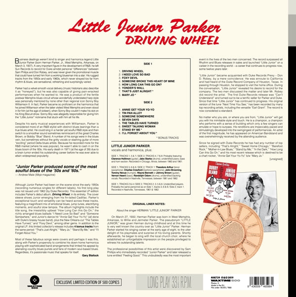 |  Vinyl LP | Junior -Little- Parker - Driving Wheel (LP) | Records on Vinyl