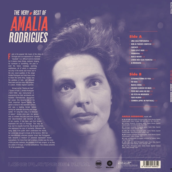 |  Vinyl LP | Amalia Rodrigues - Very Best of (LP) | Records on Vinyl