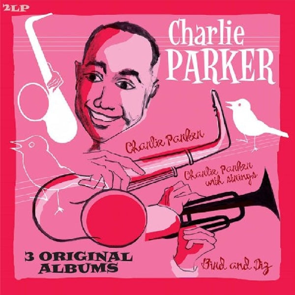|  Vinyl LP | Charlie Parker - 3 Original Albums (2 LPs) | Records on Vinyl