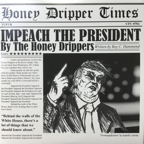 |   | Honey Drippers & Brotherhood - Impeach the President / the Monkey That Became President (Single) | Records on Vinyl