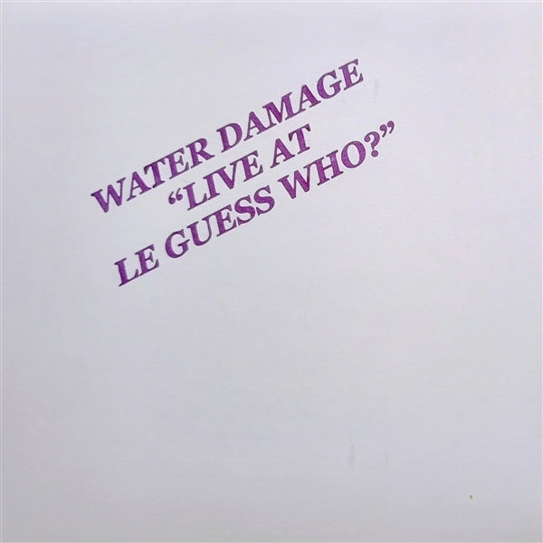 |  Vinyl LP | Water Damage - Live At Le Guess Who? (LP) | Records on Vinyl