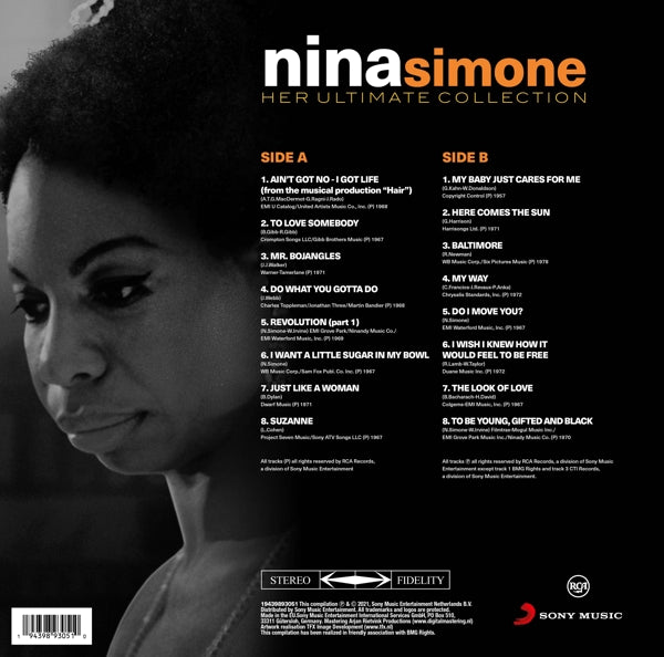 Nina Simone - Her Ultimate..  |  Vinyl LP | Nina Simone - Her Ultimate Collection (Colored Vinyl) (LP) | Records on Vinyl