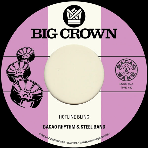 |  7" Single | Bacao Rhythm & Steel Band - Hotline Bling (Single) | Records on Vinyl