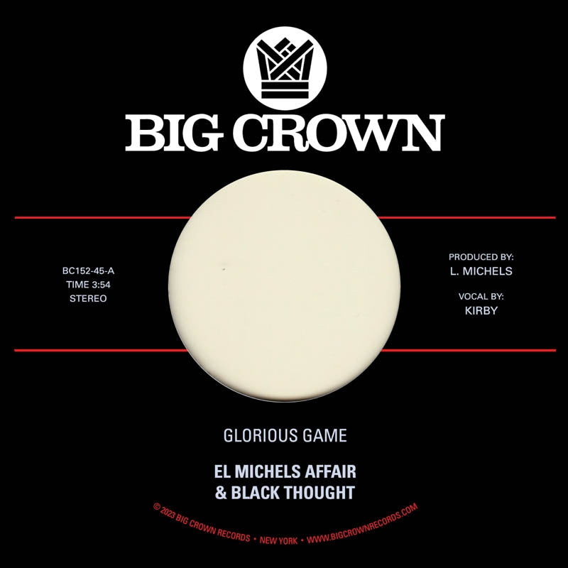|  7" Single | El Michels Affair & Black Thought - Glorious Game (Single) | Records on Vinyl