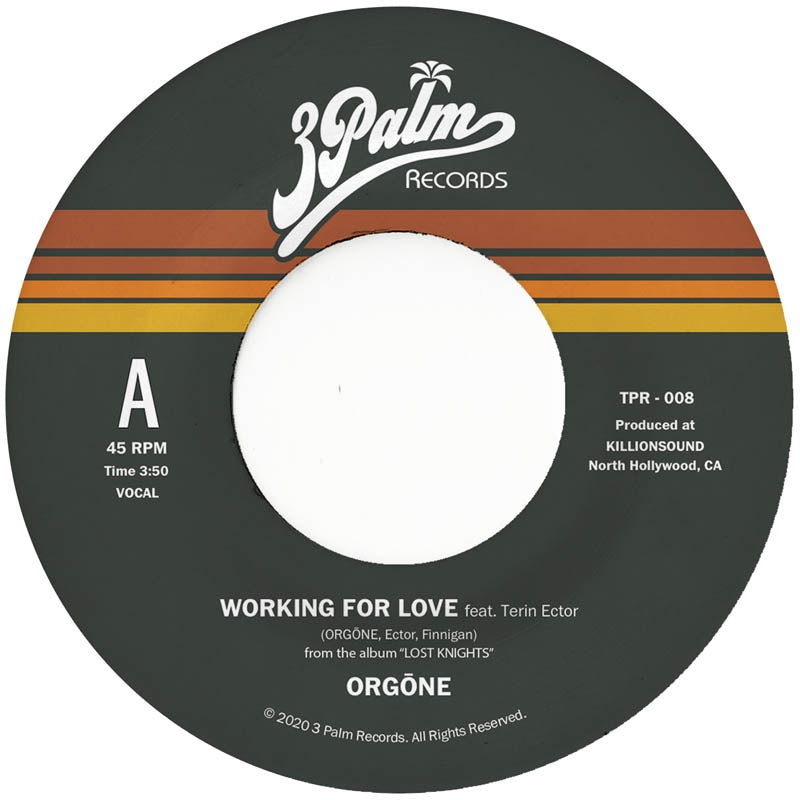 |  7" Single | Orgone - Working For Love (Single) | Records on Vinyl