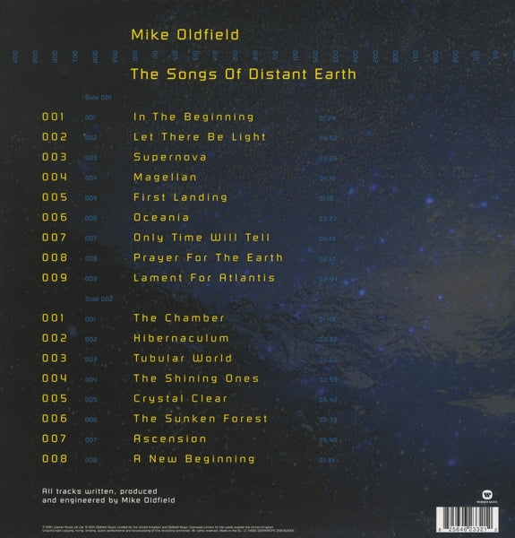 Mike Oldfield - Songs Of Distant Earth |  Vinyl LP | Mike Oldfield - Songs of Distant Earth (LP) | Records on Vinyl