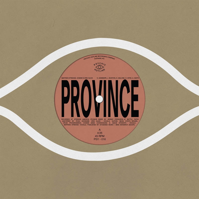 |  7" Single | Bartees Strange & Ohmme & Eric Slick & Anjimile - Province (Single) | Records on Vinyl