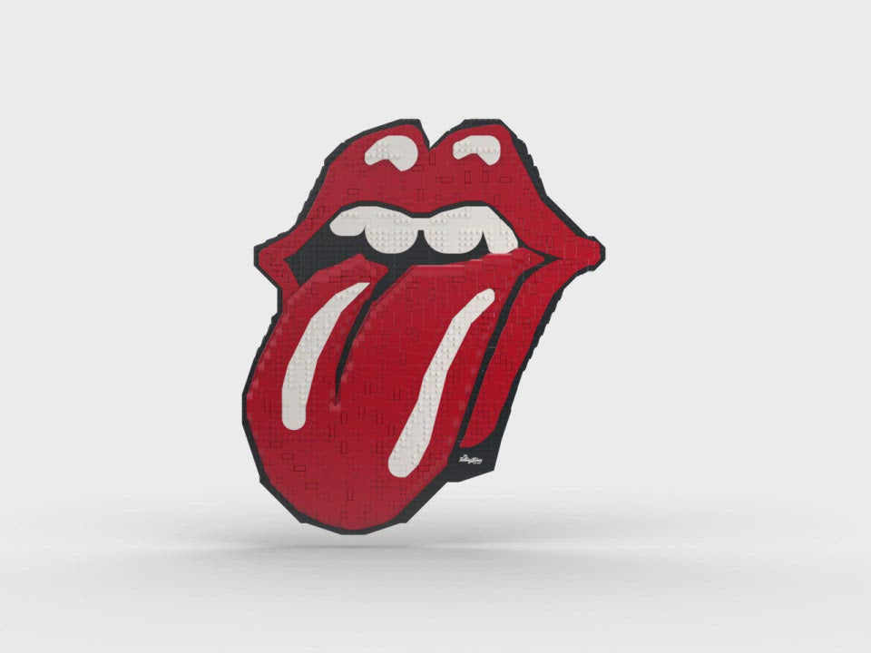Rolling Stones - Tongue Lego Art Construction Set