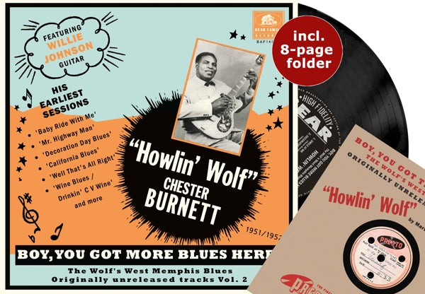 |  12" Single | Howlin' Wolf - Boy, You Got More Blues Here! (Single) | Records on Vinyl