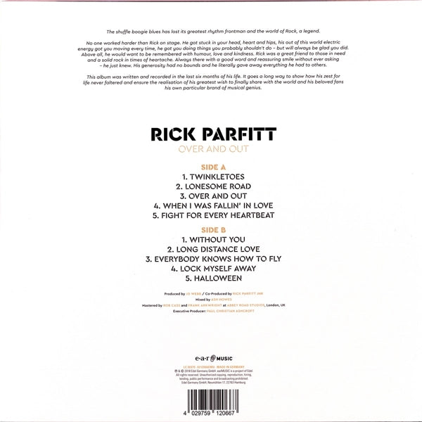 Rick Parfitt - Over And Out |  Vinyl LP | Rick Parfitt - Over and Out (LP) | Records on Vinyl
