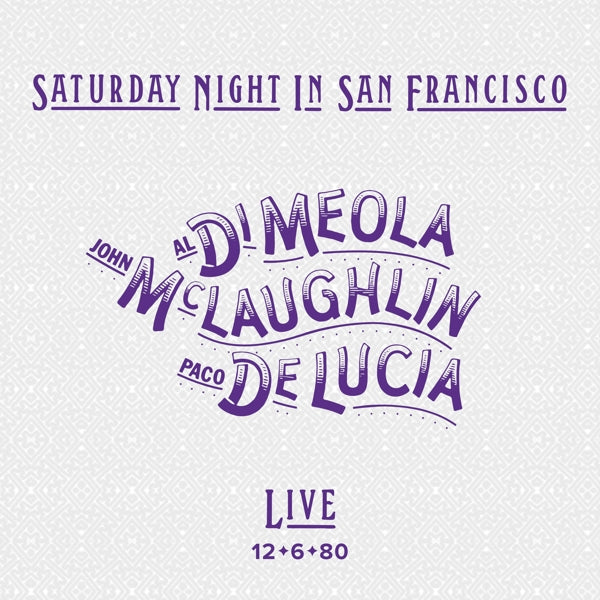 |  Vinyl LP | Di Meola/McLaughlin/De Lucia - Saturday Night In San Francisco (LP) | Records on Vinyl