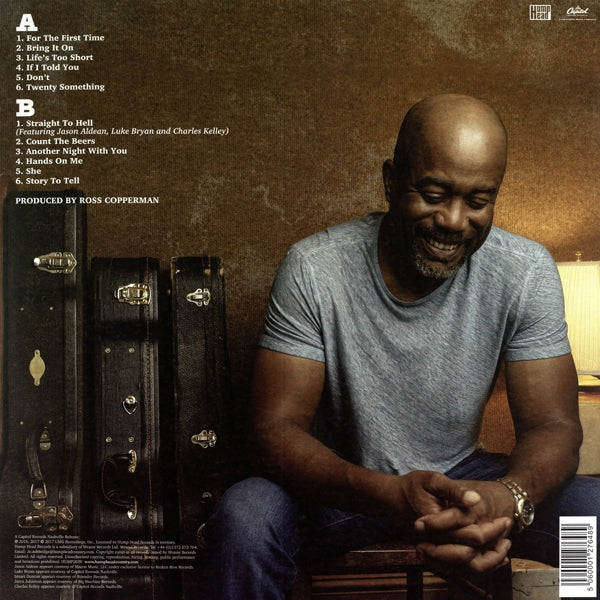 Darius Rucker - When Was The Last Time |  Vinyl LP | Darius Rucker - When Was the Last Time (2 LPs) | Records on Vinyl