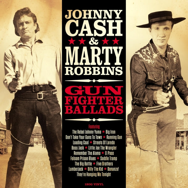 |  Vinyl LP | Johnny & Marty Robbins Cash - Gunfighter Ballads (LP) | Records on Vinyl