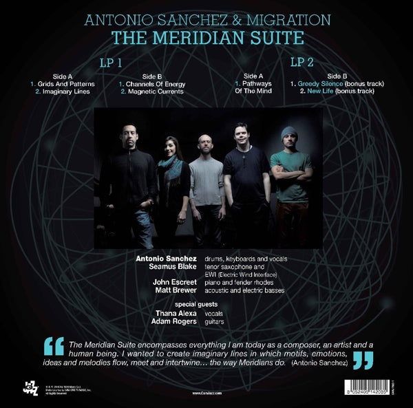 Antonio Sanchez - Meridian Suite |  Vinyl LP | Antonio Sanchez - Meridian Suite (2 LPs) | Records on Vinyl