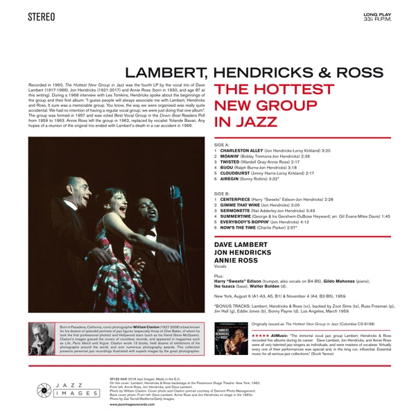 Hendricks Lambert & Ross - Hottest New Group In Jazz |  Vinyl LP | Hendricks & Ross Lambert - Hottest New Group In Jazz (LP) | Records on Vinyl