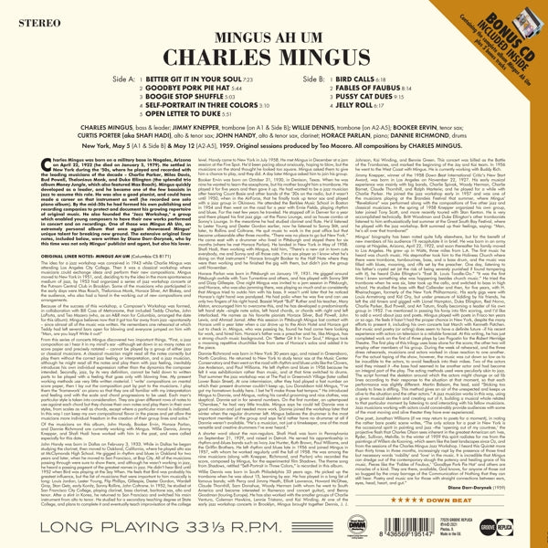 Charles Mingus - Mingus Ah Hum  |  Vinyl LP | Charles Mingus - Mingus Ah Hum (LP) | Records on Vinyl