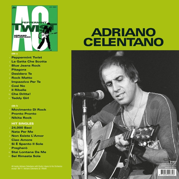 Adriano Celentano - Peppermint Twist & More |  Vinyl LP | Adriano Celentano - Peppermint Twist & More (LP) | Records on Vinyl
