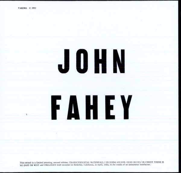 John Fahey - Blind Joe Death Vol.1 (LP) Cover Arts and Media | Records on Vinyl