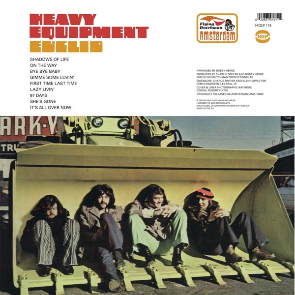 Euclid - Heavy Equipment (LP) Cover Arts and Media | Records on Vinyl