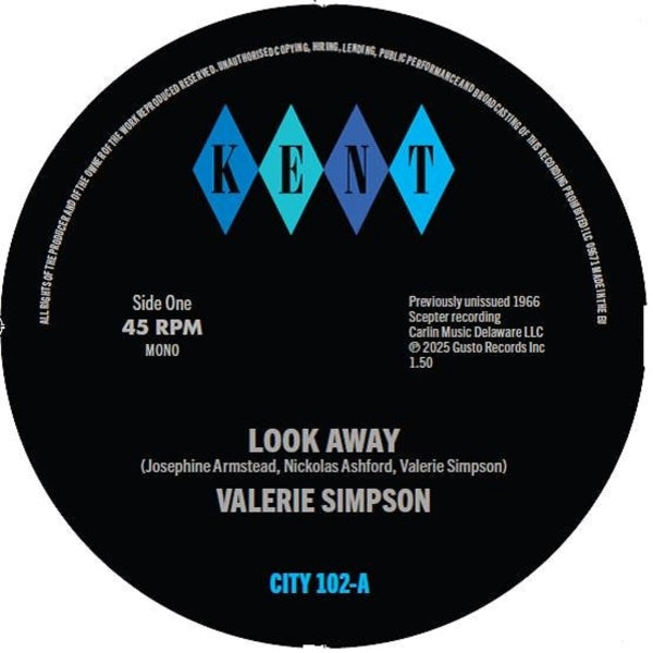  |  7" Single | Valerie Simpson - Look Away / It's Just Love (Single) | Records on Vinyl
