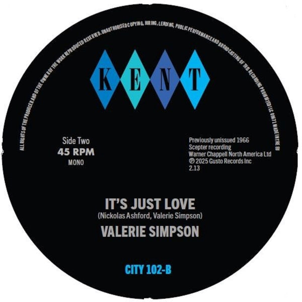  |  7" Single | Valerie Simpson - Look Away / It's Just Love (Single) | Records on Vinyl
