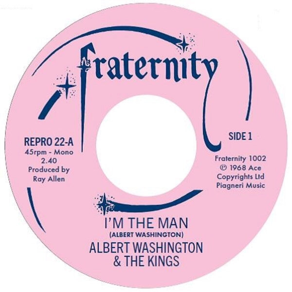  |  7" Single | Albert Washington - I'm the Man / Case of the Blues (Single) | Records on Vinyl