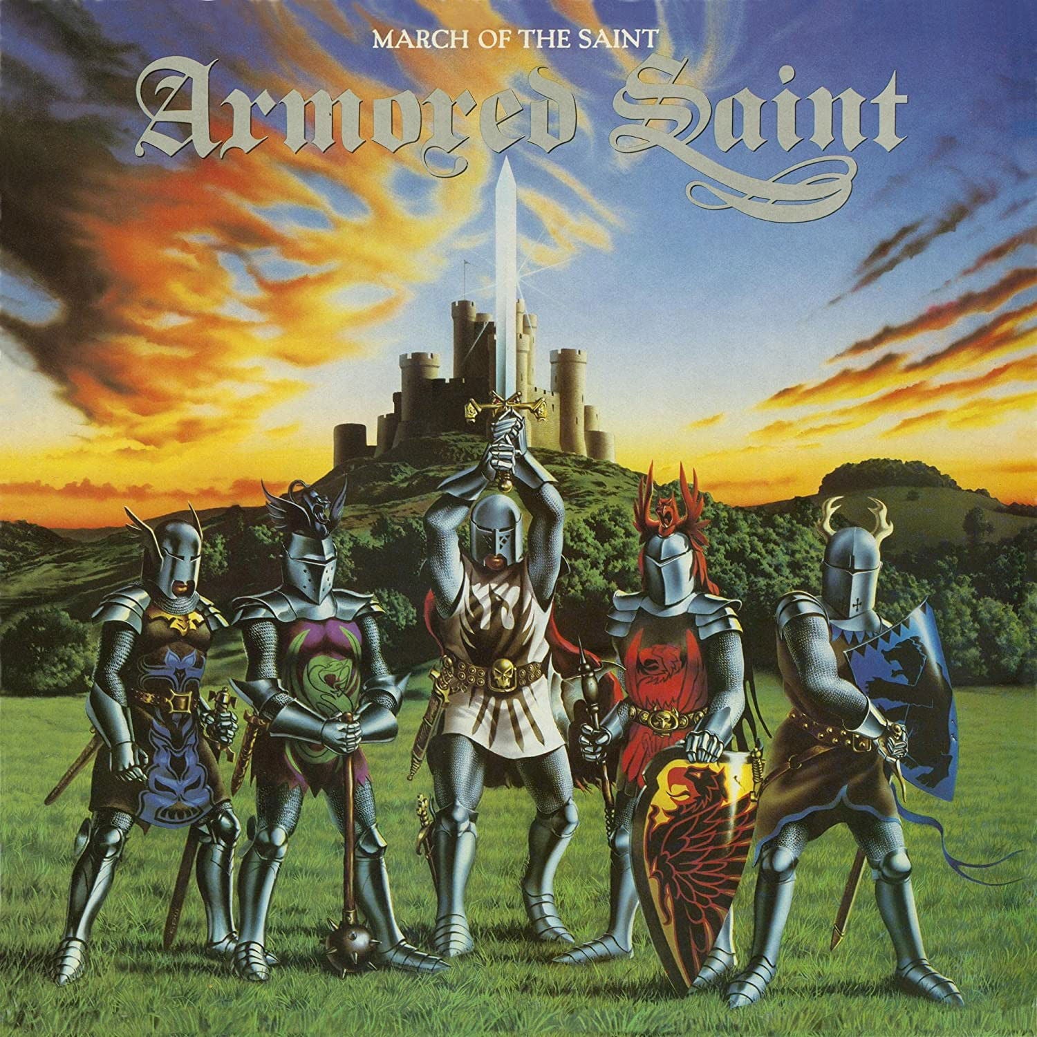 Armored Saint - March of the Saint (LP) Cover Arts and Media | Records on Vinyl