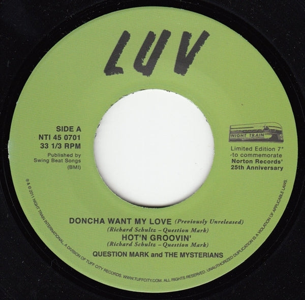  |  7" Single | Question Mark and the Mysterians - Doncha Want My Love/Funky Lady (Single) | Records on Vinyl