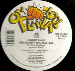Freddy B. and the Mighty Mic Masters - It's the Hip Hop (Single) Cover Arts and Media | Records on Vinyl