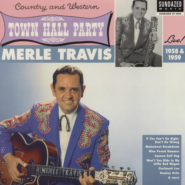  |  Vinyl LP | Merle Travis - Live At Town Hall 58/59 (LP) | Records on Vinyl