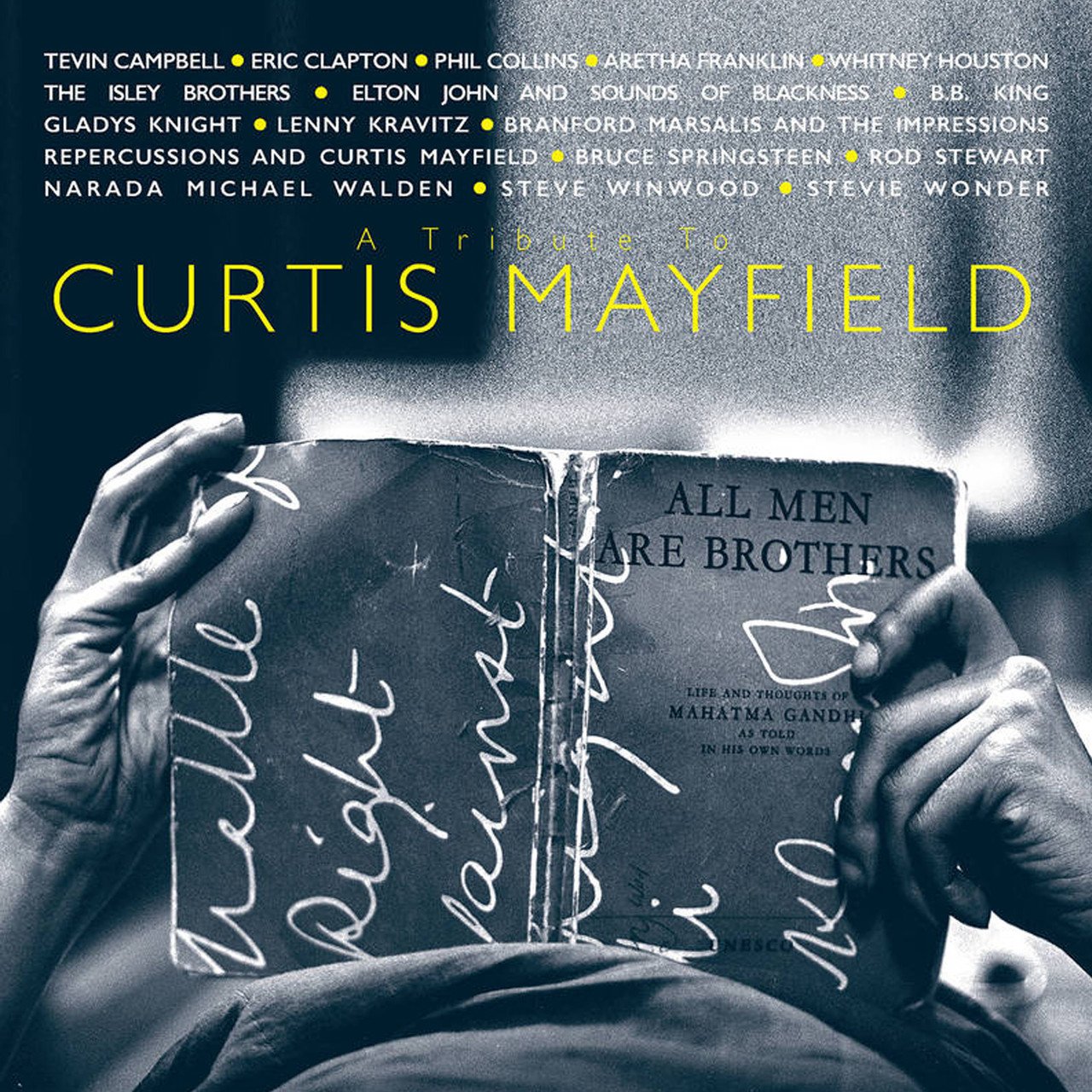 Curtis.=Tribute Mayfield - A Tribute To Curtis Mayfield (2 LPs) Cover Arts and Media | Records on Vinyl