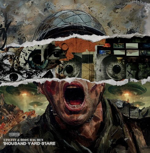 Ufo Fev & Body Bag Ben - Thousand Yard Stare (LP) Cover Arts and Media | Records on Vinyl