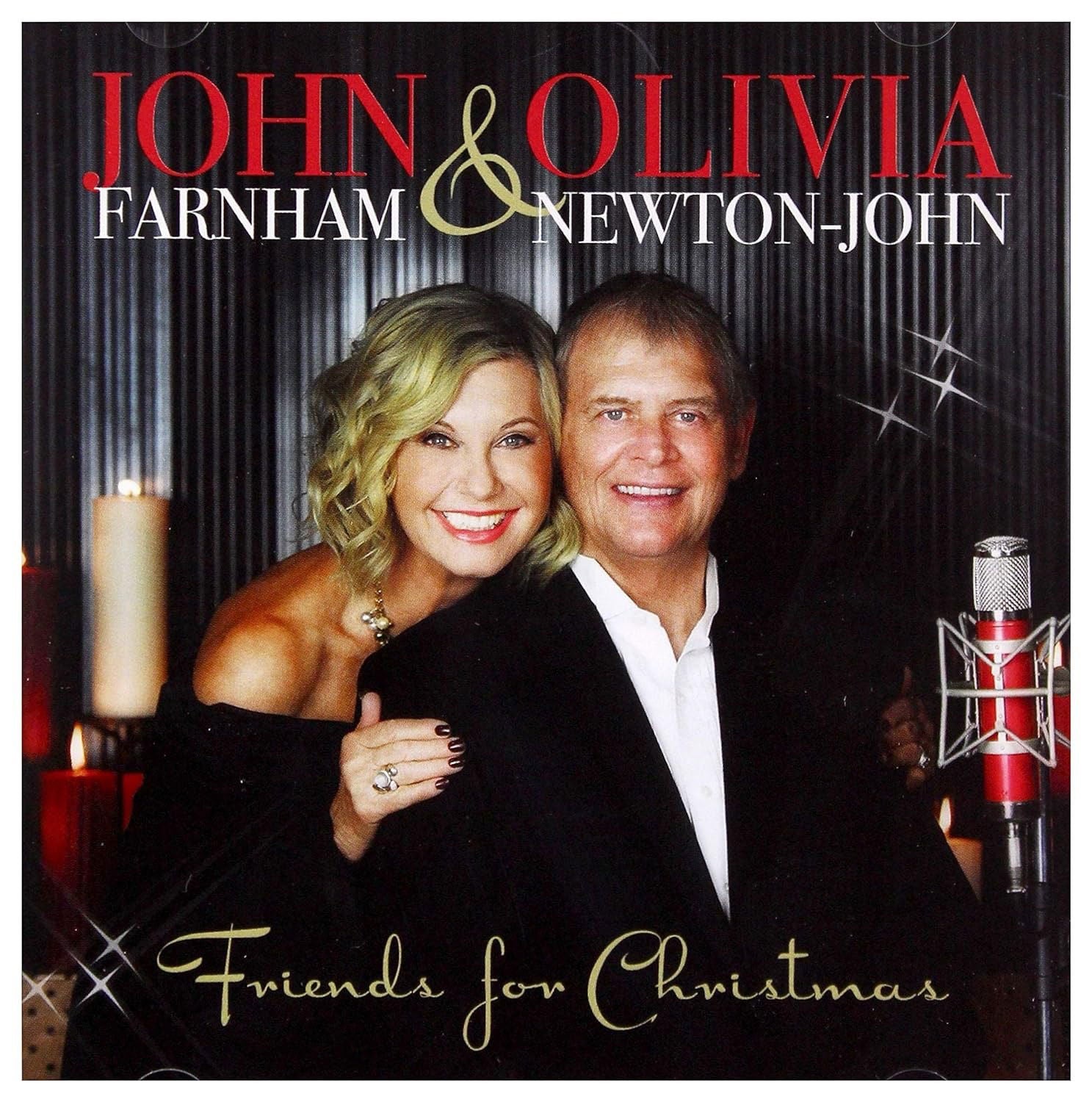John and Olivia Newton-John Farnham - Friends For Christmas (LP) Cover Arts and Media | Records on Vinyl